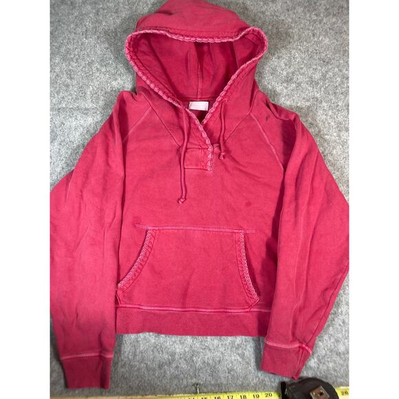 Vintage John Elliott Sweatshirt Hoodie Women M Trimmed Retro Casual Pullover USA - Picture 1 of 7